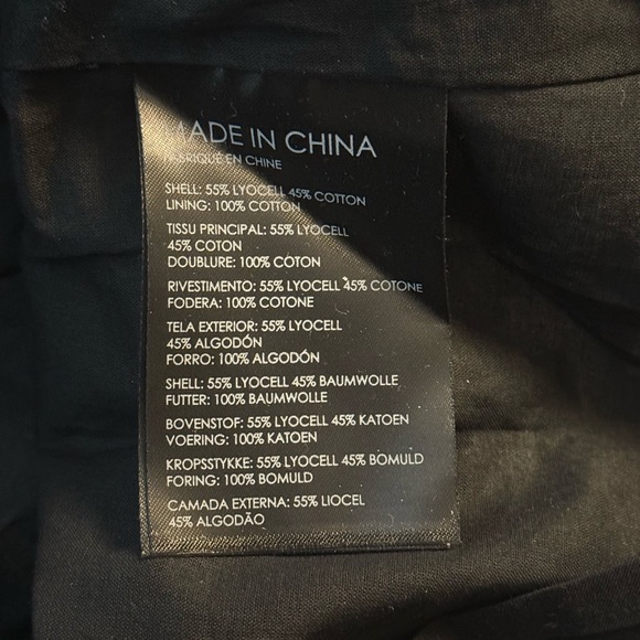 Club Monaco Black and White Floral Printed Square Neck Midi Dress Size 4 NWT - Picture 6 of 10